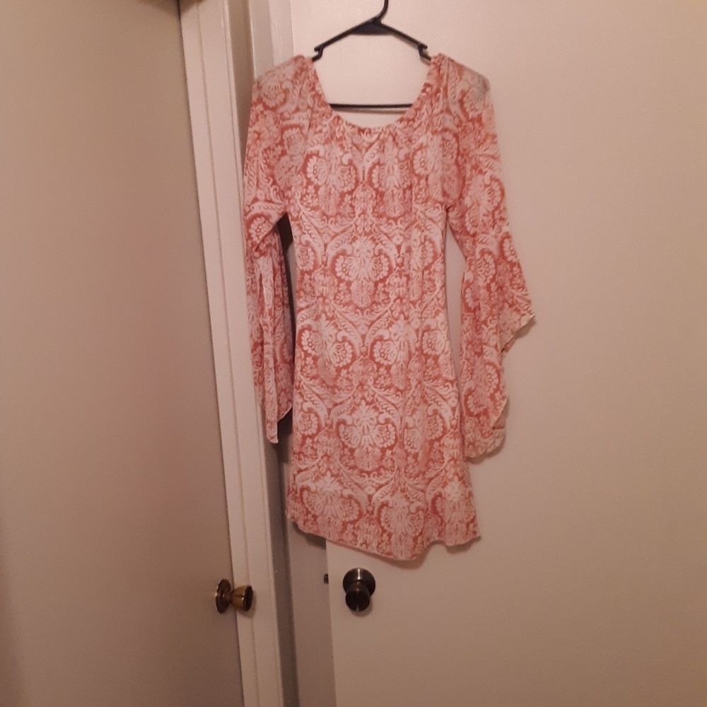 Live 4 Truth Pink Patterned Long Sleeve Dress